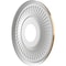 Ekena Millwork Berkshire PVC Medallion (Canopies up to 5 3/4"), 13"OD x 3 1/2"ID x 3/4"P, Metallic Vintage Gold CMP13BEDVG - alternate 3